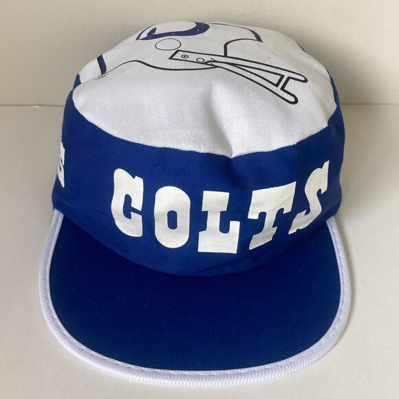 Deadstock Vintage NFL Indianapolis Colts Painters Cap Hat, Adult One Size - Picture 1 of 8